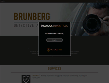 Tablet Screenshot of brunbergdetectiveagency.com